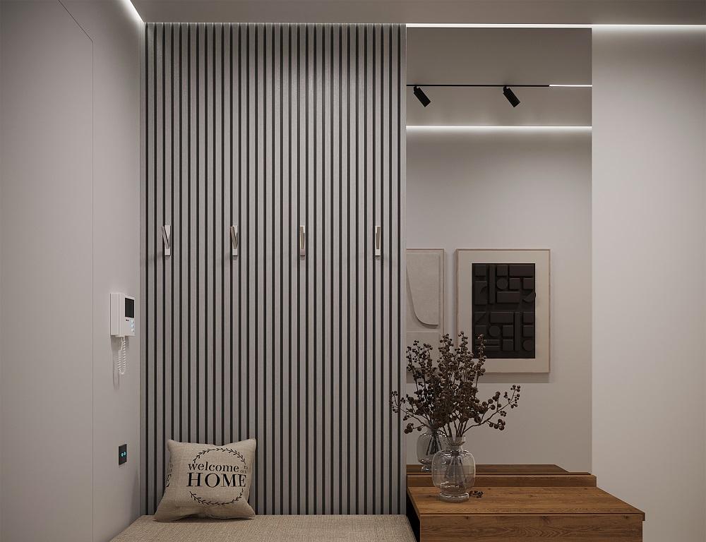 Рейка завершающая с монтажной планкой для панелей МДФ 2,75м L05 Серый тик